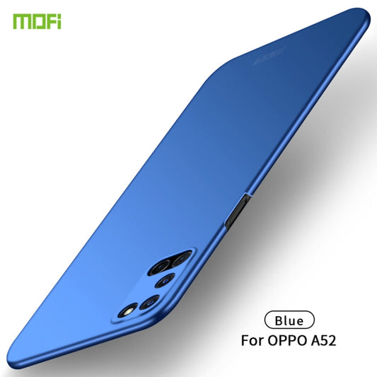 For OPPO A52 MOFI Frosted PC Ultra-thin Hard Case(Blue) by MOFI
