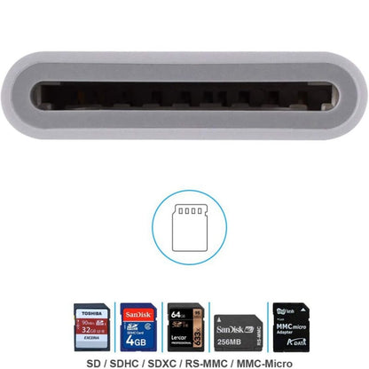 ZS-KL21810 8 Pin to SD Card Camera Card Reader Adapter, Support All iOS System by buy2fix