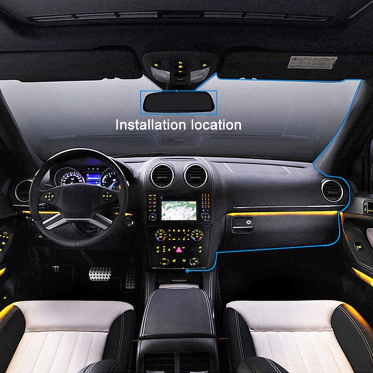 Full HD 1080P Full-Screen Touch 5.18-Inch Rearview Mirror Digital Video Recorder Dual-Lens Ultra-Thin On-Board DVR Camera by buy2fix