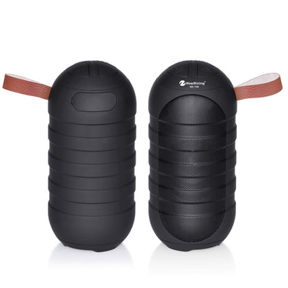 NewRixing NR-106 Mini Portable Stereo Bluetooth Speaker, Support Hands-free Calling & TF Card Slot & FM(Black) - Desktop Speaker by NewRixing | Online Shopping UK | buy2fix