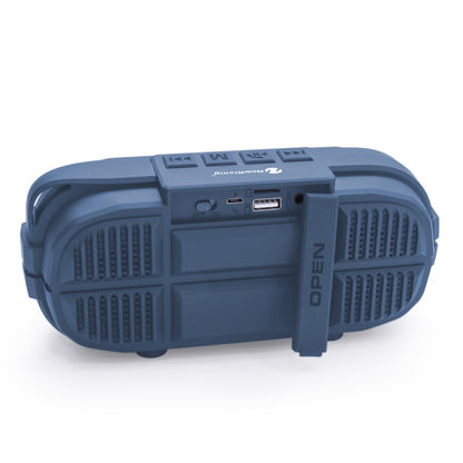NewRixing NR-3023 Portable Stereo Wireless Bluetooth Speaker, Built-in Microphone, Support TF Card / FM(Blue) - Desktop Speaker by NewRixing | Online Shopping UK | buy2fix