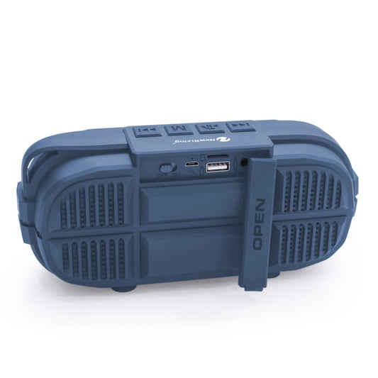 NewRixing NR-3023 Portable Stereo Wireless Bluetooth Speaker, Built-in Microphone, Support TF Card / FM(Blue) - Desktop Speaker by NewRixing | Online Shopping UK | buy2fix