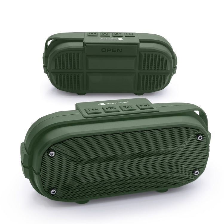 NewRixing NR-3023 Portable Stereo Wireless Bluetooth Speaker, Built-in Microphone, Support TF Card / FM(Red) - Desktop Speaker by NewRixing | Online Shopping UK | buy2fix