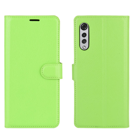 For LG Velvet Litchi Texture Horizontal Flip Protective Case with Holder & Card Slots & Wallet(Green) - LG Cases by buy2fix | Online Shopping UK | buy2fix