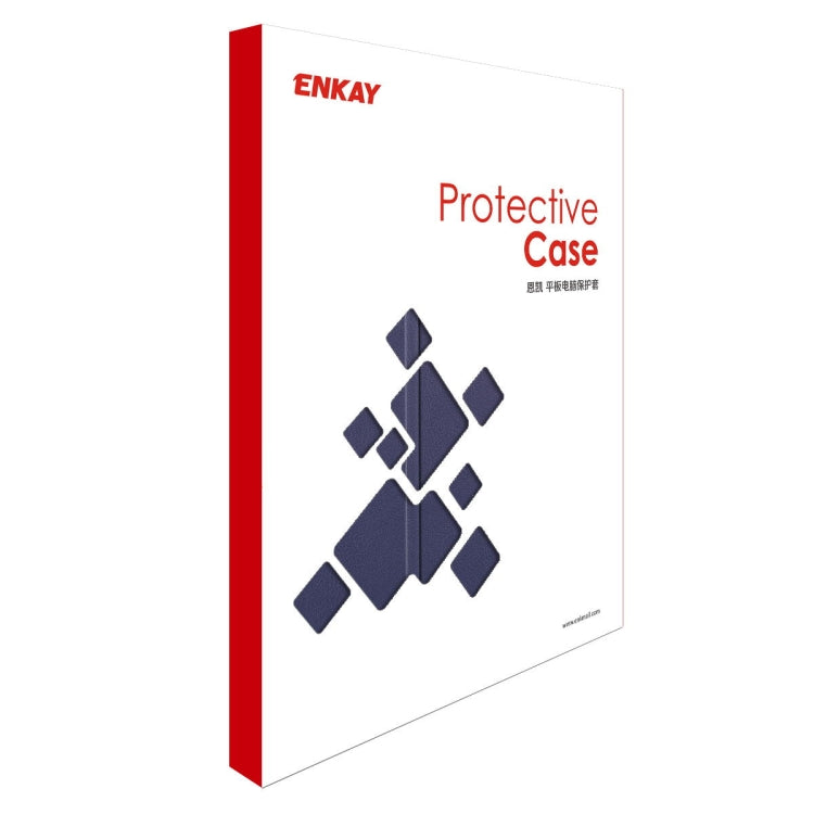 ENKAY ENK-8010 PU Leather + Plastic Smart Case with Three-folding Holder for Samsung Galaxy Tab S8 / Galaxy Tab S7 11.0 T870 / T875(Dark Blue) - Galaxy Tab S8 Cases by ENKAY | Online Shopping UK | buy2fix