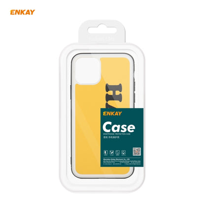 For iPhone 11 Pro Hat-Prince ENKAY ENK-PC047 Cartoon Series PU Leather + PC Hard Slim CaseShockproof Cover(Yellow) - iPhone 11 Pro Cases by ENKAY | Online Shopping UK | buy2fix