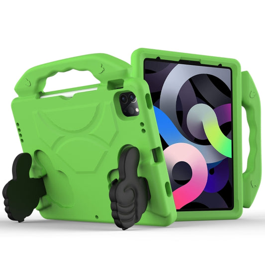 Children EVA Shockproof Tablet Case with Thumb Bracket For iPad Air 2022 / 2020 10.9(Green) - iPad Air (2022) / (2020) 10.9 Cases by buy2fix | Online Shopping UK | buy2fix