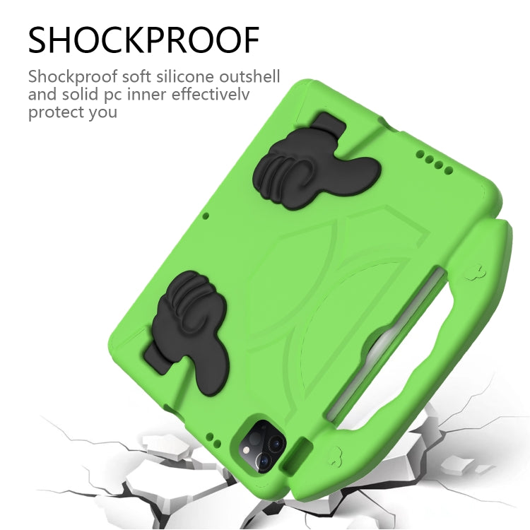 Children EVA Shockproof Tablet Case with Thumb Bracket For iPad Air 2022 / 2020 10.9(Green) - iPad Air (2022) / (2020) 10.9 Cases by buy2fix | Online Shopping UK | buy2fix