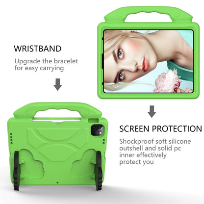 Children EVA Shockproof Tablet Case with Thumb Bracket For iPad Air 2022 / 2020 10.9(Green) - iPad Air (2022) / (2020) 10.9 Cases by buy2fix | Online Shopping UK | buy2fix