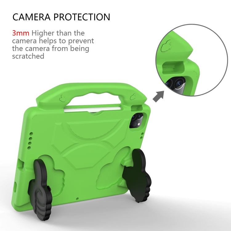 Children EVA Shockproof Tablet Case with Thumb Bracket For iPad Air 2022 / 2020 10.9(Green) - iPad Air (2022) / (2020) 10.9 Cases by buy2fix | Online Shopping UK | buy2fix