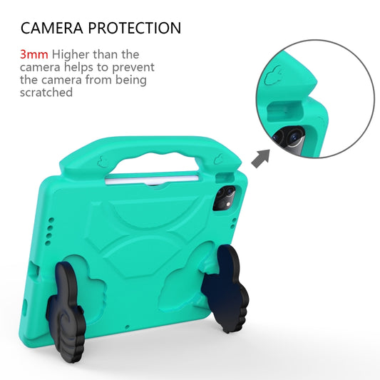 Children EVA Shockproof Tablet Case with Thumb Bracket For iPad Air 2022 / 2020 10.9 (Glacier Green) - iPad Air (2022) / (2020) 10.9 Cases by buy2fix | Online Shopping UK | buy2fix
