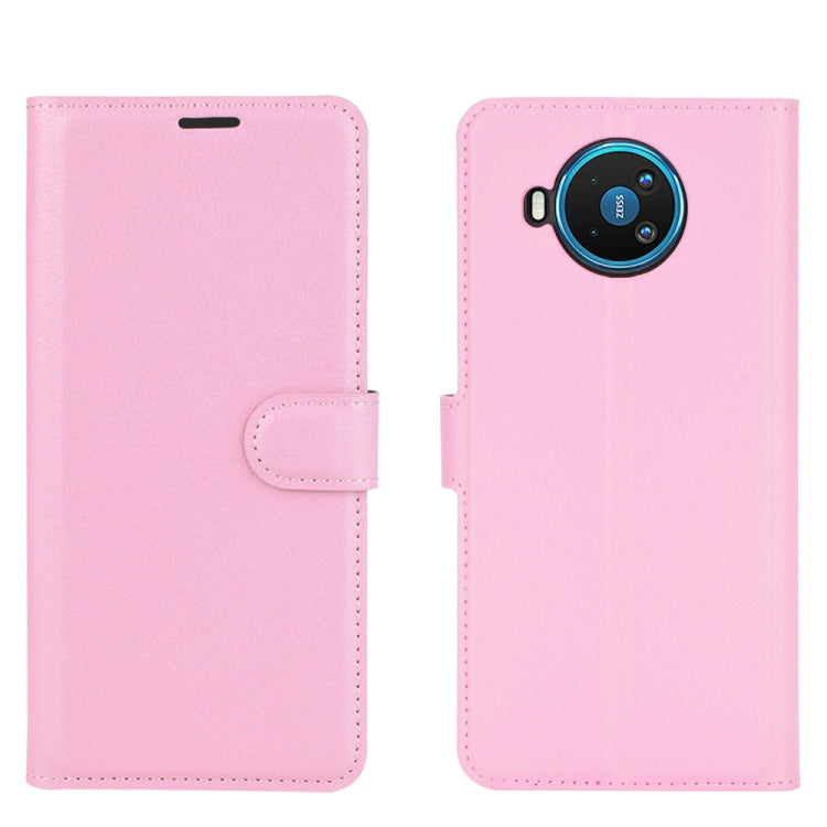 For Nokia 8.3 5G Litchi Texture Horizontal Flip Protective Case with Holder & Card Slots & Wallet(Pink) by buy2fix