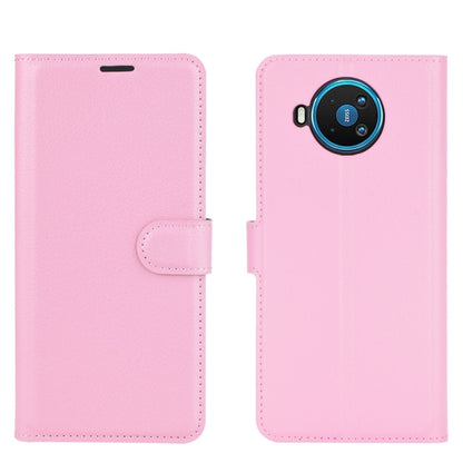 For Nokia 8.3 5G Litchi Texture Horizontal Flip Protective Case with Holder & Card Slots & Wallet(Pink) by buy2fix
