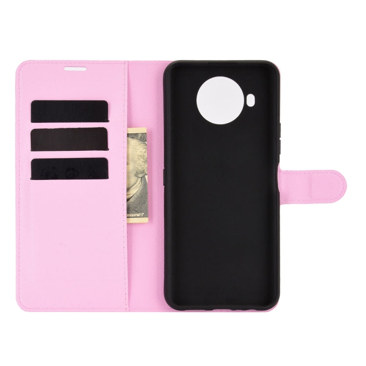 For Nokia 8.3 5G Litchi Texture Horizontal Flip Protective Case with Holder & Card Slots & Wallet(Pink) by buy2fix