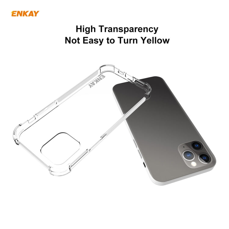 For iPhone 12 / 12 Pro Hat-Prince ENKAY ENK-PC049 Clear TPU Soft Case Shockproof Cover - iPhone 12 / 12 Pro Cases by ENKAY | Online Shopping UK | buy2fix
