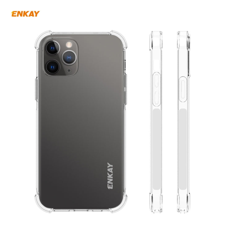 For iPhone 12 / 12 Pro Hat-Prince ENKAY ENK-PC049 Clear TPU Soft Case Shockproof Cover - iPhone 12 / 12 Pro Cases by ENKAY | Online Shopping UK | buy2fix