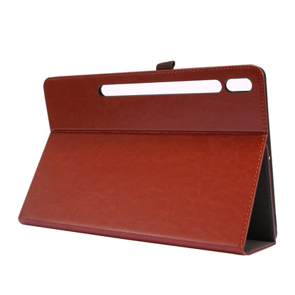 For Samsung Galaxy Tab S8+ / Tab S8 Plus /  Tab S7 FE / Tab S7+ T970/T976B 2-Folding Business Horizontal Flip PU Leather Case with Card Slots & Holder(Gongkeli Color) - Galaxy Tab S8+ Cases by buy2fix | Online Shopping UK | buy2fix