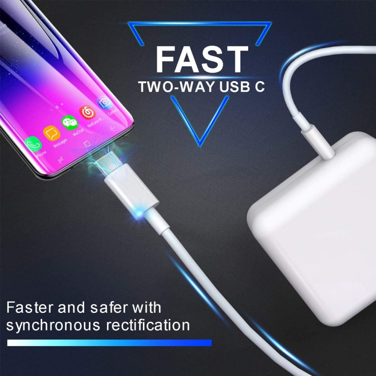 2 in 1 PD 30W USB-C / Type-C + 3A PD 3.0 USB-C / Type-C to USB-C / Type-C Fast Charge Data Cable Set, Cable Length: 2m, AU Plug - USB Charger by buy2fix | Online Shopping UK | buy2fix