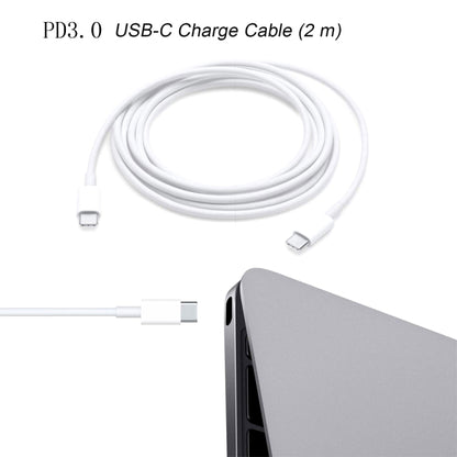 2 in 1 PD 30W USB-C / Type-C + 3A PD 3.0 USB-C / Type-C to USB-C / Type-C Fast Charge Data Cable Set, Cable Length: 2m, AU Plug - USB Charger by buy2fix | Online Shopping UK | buy2fix