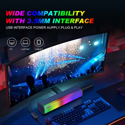 Q9 Pro RGB Wireless Bluetooth Outdoor Portable Bluetooth Speaker Subwoofer Home Theater Subwoofer Speaker, Support AUX IN, TF Card Function - Desktop Speaker by buy2fix | Online Shopping UK | buy2fix
