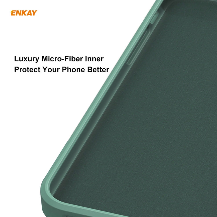 For iPhone X / XS ENKAY ENK-PC071 Hat-Prince Liquid Silicone Straight Edge Shockproof Protective Case(White) - More iPhone Cases by ENKAY | Online Shopping UK | buy2fix