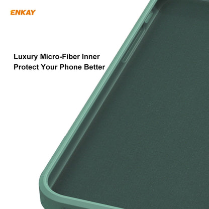 For iPhone X / XS ENKAY ENK-PC071 Hat-Prince Liquid Silicone Straight Edge Shockproof Protective Case(White) - More iPhone Cases by ENKAY | Online Shopping UK | buy2fix