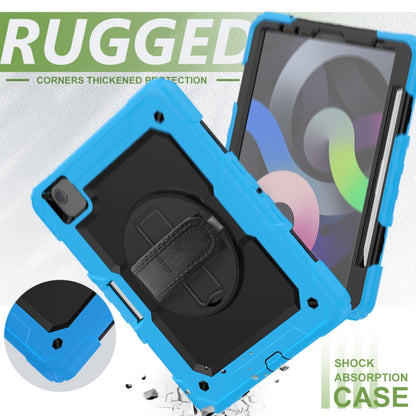 For iPad Air 2022 / 2020 10.9  Shockproof Black Silica Gel + Colorful PC Protective Case(Light Blue) - iPad Air (2022) / (2020) 10.9 Cases by buy2fix | Online Shopping UK | buy2fix
