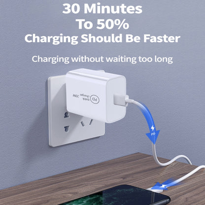 SDC-20W PD 20W Single USB-C / Type-C Interface Travel Charger UK Plug - USB Charger by buy2fix | Online Shopping UK | buy2fix