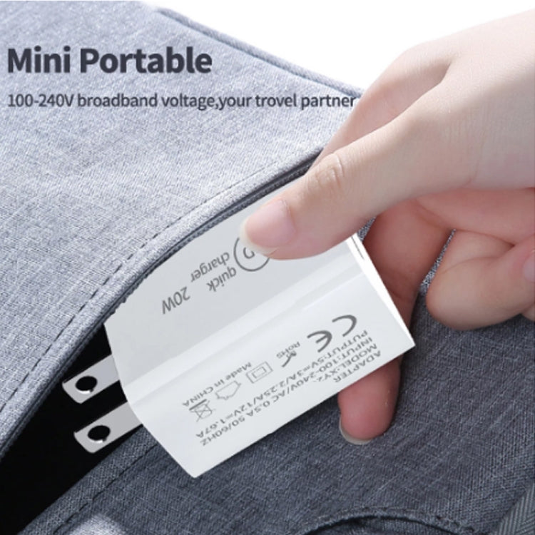 SDC-20W PD 20W Single USB-C / Type-C Interface Travel Charger UK Plug - USB Charger by buy2fix | Online Shopping UK | buy2fix