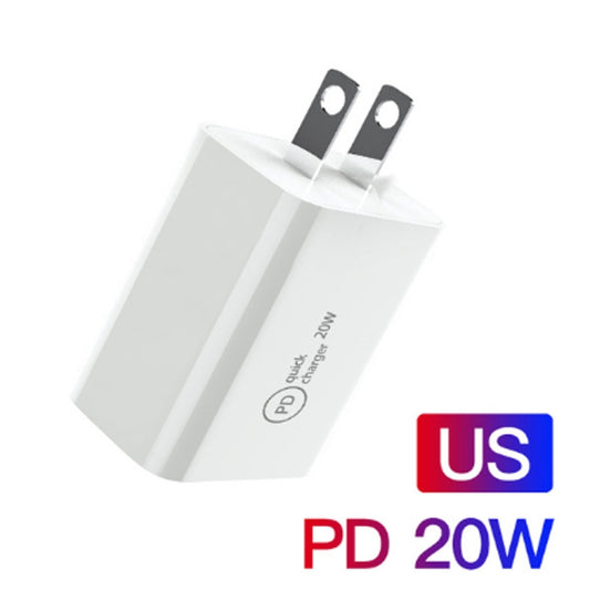 SDC-20W 2 in 1 PD 20W USB-C / Type-C Travel Charger + 3A PD 3.0   USB-C / Type-C to USB-C / Type-C Fast Charge Data Cable Set, Cable Length: 1m, US Plug - USB Charger by buy2fix | Online Shopping UK | buy2fix