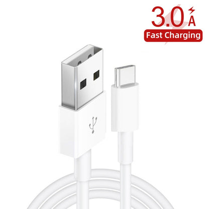 XJ-015 3A USB Male to Type-C / USB-C Male Fast Charging Data Cable, Length: 2m by buy2fix