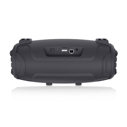 NewRixing NR3026M TWS Outdoor Portable K-song Bluetooth Speaker with Shoulder Strap & Microphone, Support TF Card / FM(Black) - Desktop Speaker by NewRixing | Online Shopping UK | buy2fix