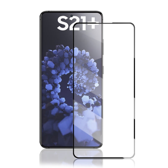 For Samsung Galaxy S21+ 5G mocolo 0.33mm 9H 2.5D Full Glue Tempered Glass Film, Support Fingerprint Unlock