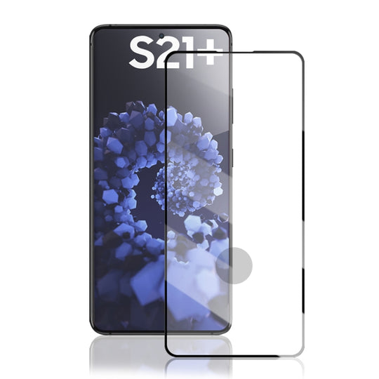 For Samsung Galaxy S21+ / S30+ mocolo 0.33mm 9H 3D Curved Full Screen Tempered Glass Film, Fingerprint Unlock Support