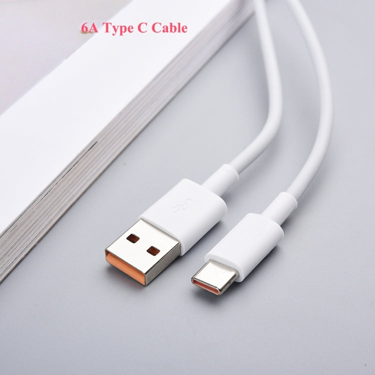 XJ-041 6A USB to USB-C / Type-C Fast Charging Data Cable, Length: 1.5m by buy2fix