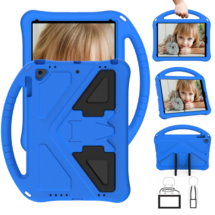 For iPad Air/Air2/9.7(2018)&(2017) EVA Flat Anti Falling Protective Case Shell with Holder(Blue) - iPad 9.7 (2018) & (2017) Cases by buy2fix | Online Shopping UK | buy2fix