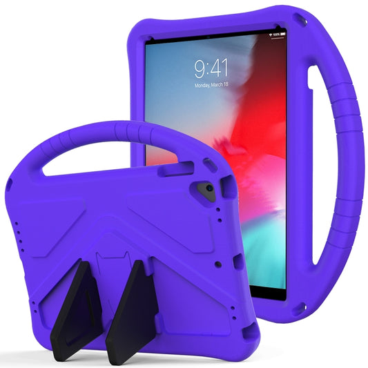 For iPad Air/Air2/9.7(2018)&(2017) EVA Flat Anti Falling Protective Case Shell with Holder(Purple) - iPad 9.7 (2018) & (2017) Cases by buy2fix | Online Shopping UK | buy2fix
