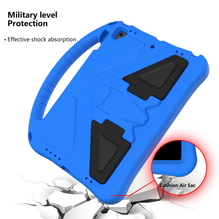 For iPad Pro 9.7 EVA Flat Anti Falling Protective Case Shell with Holder(Blue) - iPad 9.7 (2018) & (2017) Cases by buy2fix | Online Shopping UK | buy2fix