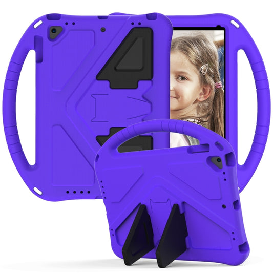 For iPad Pro 9.7 EVA Flat Anti Falling Protective Case Shell with Holder(Purple) - iPad 9.7 (2018) & (2017) Cases by buy2fix | Online Shopping UK | buy2fix