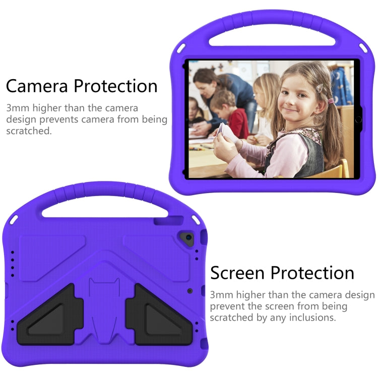 For iPad Pro 9.7 EVA Flat Anti Falling Protective Case Shell with Holder(Purple) - iPad 9.7 (2018) & (2017) Cases by buy2fix | Online Shopping UK | buy2fix