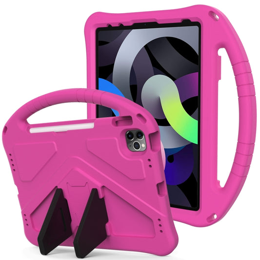 For iPad Air 2022 / 2020 10.9 EVA Flat Anti Falling Protective Case Shell with Holder(RoseRed) - iPad Air (2022) / (2020) 10.9 Cases by buy2fix | Online Shopping UK | buy2fix