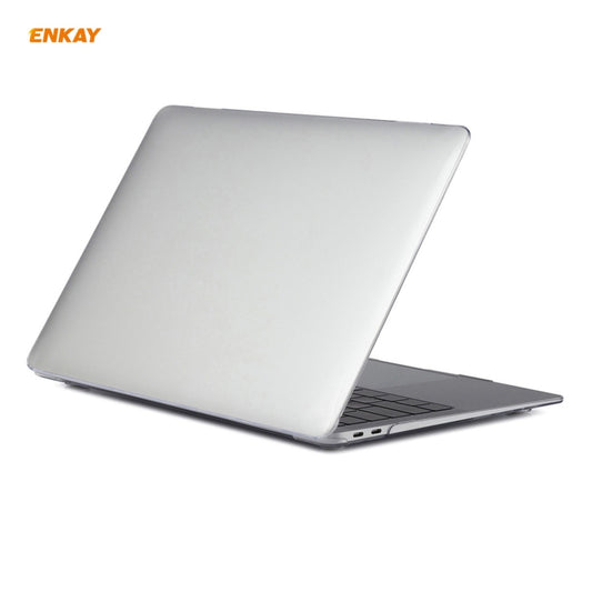 ENKAY 3 in 1 Crystal Laptop Protective Case + US Version TPU Keyboard Film + Anti-dust Plugs Set for MacBook Air 13.3 inch A1932 (2018)(Transparent) - MacBook Air Cases by ENKAY | Online Shopping UK | buy2fix