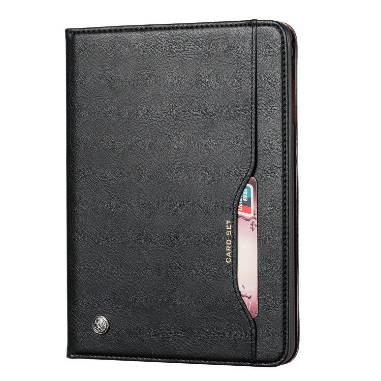 Knead Skin Texture Horizontal Flip Leather Case for iPad 9.7 2018 / 2017 / Air / Air 2/Pro 9.7, with Photo Frame & Holder & Card Slots & Wallet(Black) - iPad Pro 9.7 inch Cases by buy2fix | Online Shopping UK | buy2fix