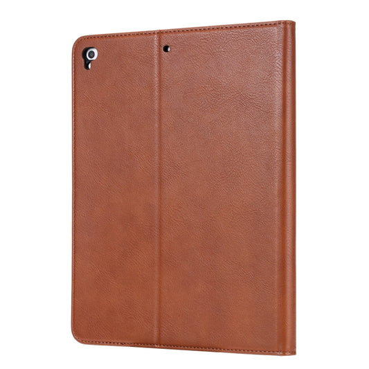 Knead Skin Texture Horizontal Flip Leather Case for iPad 9.7 2018 / 2017 / Air / Air 2/Pro 9.7, with Photo Frame & Holder & Card Slots & Wallet(Brown) - iPad Pro 9.7 inch Cases by buy2fix | Online Shopping UK | buy2fix