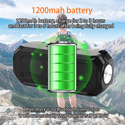 T&G TG280 Solar Power Charging Bluetooth Speakers with Flashlight, Support TF Card / FM / 3.5mm AUX / U Disk / Hands-free Call(Red) - Desktop Speaker by T&G | Online Shopping UK | buy2fix