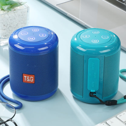 T&G TG519 TWS HiFi Portable Bluetooth Speaker Subwoofer Outdoor Wireless Column Speakers Support TF Card / FM / 3.5mm AUX / U Disk / Hands-free Call(Dark Green) - Desktop Speaker by T&G | Online Shopping UK | buy2fix