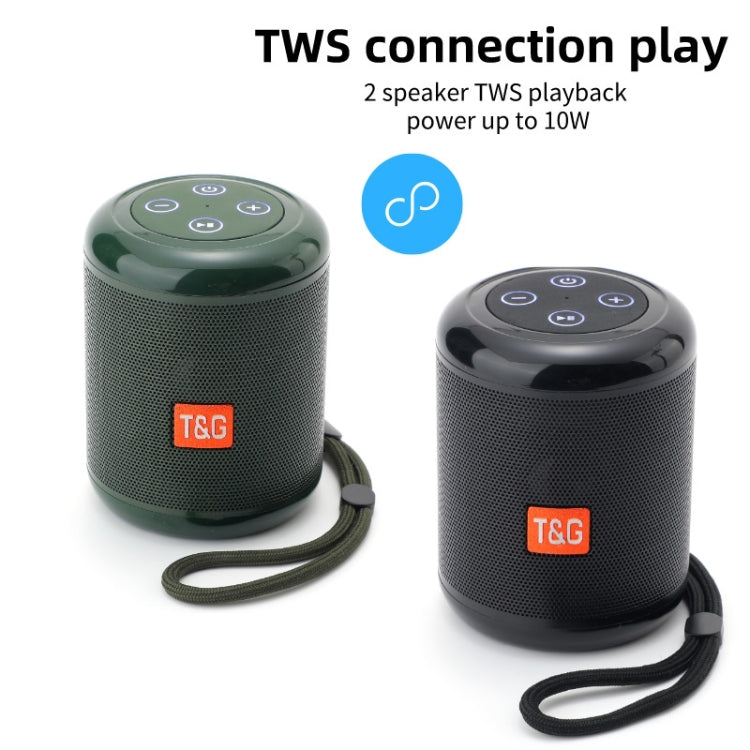 T&G TG519 TWS HiFi Portable Bluetooth Speaker Subwoofer Outdoor Wireless Column Speakers Support TF Card / FM / 3.5mm AUX / U Disk / Hands-free Call(Blue) - Desktop Speaker by T&G | Online Shopping UK | buy2fix