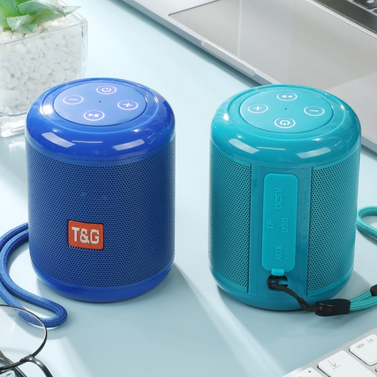 T&G TG519 TWS HiFi Portable Bluetooth Speaker Subwoofer Outdoor Wireless Column Speakers Support TF Card / FM / 3.5mm AUX / U Disk / Hands-free Call(Gray) - Desktop Speaker by T&G | Online Shopping UK | buy2fix