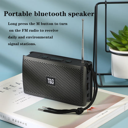 T&G TG282 Portable Bluetooth Speakers with Flashlight, Support TF Card / FM / 3.5mm AUX / U Disk / Hands-free Call(Gray) - Desktop Speaker by T&G | Online Shopping UK | buy2fix