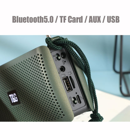 T&G TG282 Portable Bluetooth Speakers with Flashlight, Support TF Card / FM / 3.5mm AUX / U Disk / Hands-free Call(Black) - Desktop Speaker by T&G | Online Shopping UK | buy2fix